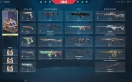 Conta valorant com skins boas maior elo ascendente 1