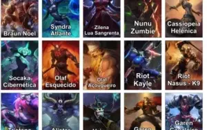 CONTA BROZE II - 42 CAMPEÕES - 15 SKINS