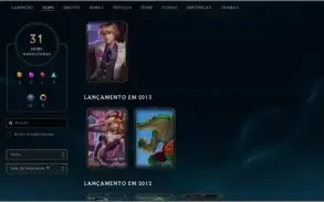 CONTA LEAGUE OF LEGENDS DIAMANTE 1 31 SKINS 76 CAMPEÕES