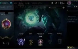 CONTA LEAGUE OF LEGENDS DIAMANTE 1 31 SKINS 76 CAMPEÕES