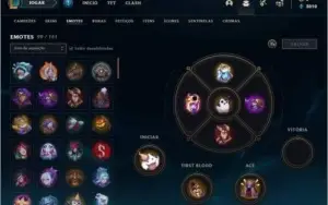 Conta Platina IV, 123 Skins