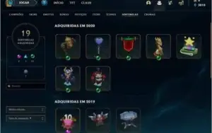Conta Platina IV, 123 Skins