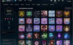 Conta Platina IV, 123 Skins