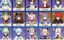 Ar 51 Hutao C1 + Homa + Neuvillette C1+ Alguns T5/Armas T5