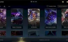 CONTA WILD RIFT QUASE MESTRE E 31 SKINS (4 PASSES)!
