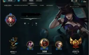 Conta lol gold 3