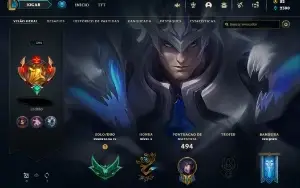 Conta De Lol 186 Skins Esmeralda ( Com Skins Também No Vava)