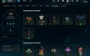 Conta De Lol 186 Skins Esmeralda ( Com Skins Também No Vava)