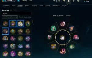 Conta De Lol 186 Skins Esmeralda ( Com Skins Também No Vava)