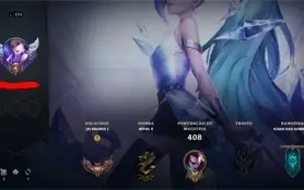 CONTA BRONZE 1 COM 123 CAMPEÕES E 130 SKINS (2 LENDÁRIAS)