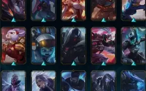 CONTA BRONZE 1 COM 123 CAMPEÕES E 130 SKINS (2 LENDÁRIAS)