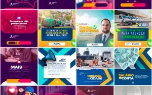 Pack 50 Artes editáveis Photoshop – Prefeitura