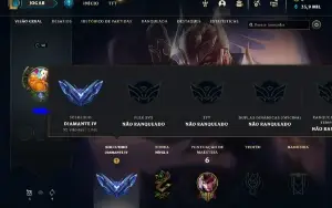 Conta Diamante 4 iv lol 36K Ea 80 wr