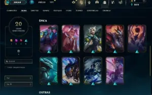 Bronze 2 com 65 Champs e 20 Skins ( Mais de 20 Jogos )