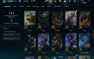 Bronze 2 com 65 Champs e 20 Skins ( Mais de 20 Jogos )