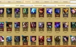 Conta LOL de 4 anos 96 champs e ++