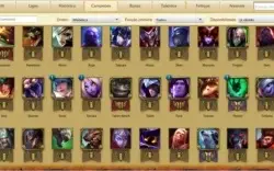 Conta LOL de 4 anos 96 champs e ++