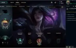 CONTA NO LOL BARATÍSSIMA