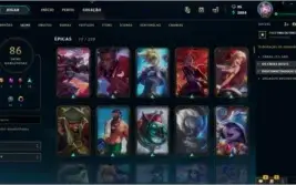 CONTA NO LOL BARATÍSSIMA