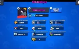 Conta Brawl Stars - Todos os Brawlers liberados 49/49