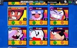 Conta Brawl Stars - Todos os Brawlers liberados 49/49