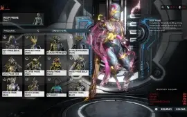 Warframe conta buldada, skins delux, mais pl