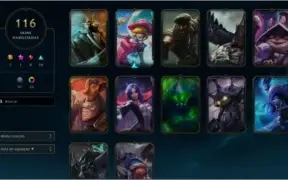 Conta League of Legends lvl 256 - 116 skins