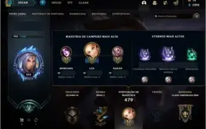 Conta League of Legends lvl 256 - 116 skins