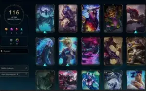 Conta League of Legends lvl 256 - 116 skins