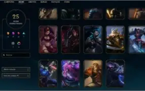 Conta Level 30 - Ouro V (Solo/Duo) / Bronze II (Flex) na S7