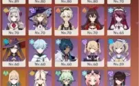 Conta Genshin Impact AR 55 com 8 5⭐