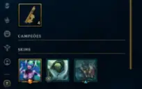CONTA SMURF LOL PLATINA 1 MMR ALTO