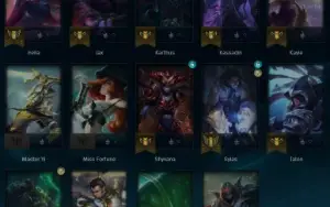 CONTA SMURF LOL PLATINA 1 MMR ALTO