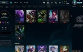 Conta League of Legends (206 Skins) e Valorant