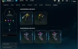 Conta Ouro IV (S3) - 109 Skins (3 Vitoriosas)