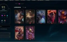 Conta lol s2, com skins da s2 e skins hextec