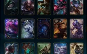 Conta lol s2, com skins da s2 e skins hextec