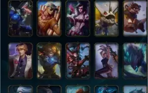 Conta lol s2, com skins da s2 e skins hextec