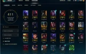 Conta platina 2 todos champs 150 skins