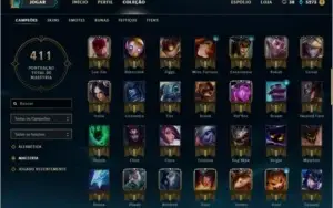 Conta platina 2 todos champs 150 skins