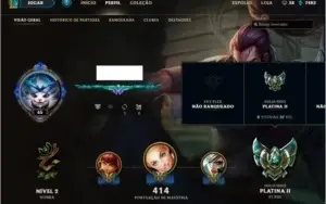 Conta platina 2 todos champs 150 skins