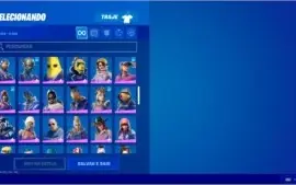 Vendo conta fortnite 151 skins (56 compradas ou exclusivas)