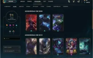 Conta lol Platina 4