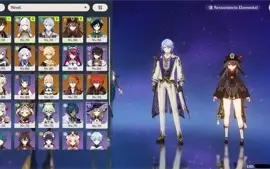 (EUROPA AR56) Hu Tao, Ayato, Shenhe, Zhongli C1, Venti