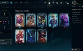 CONTA LEAGUE OF LEGENDS PLATINA BARATA