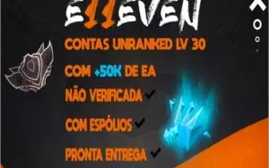 CONTAS SMURF 30 UNRANKED NÃO VERIFICADAS