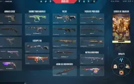 Conta Valorant + $600 em Skins + 645 VP + 65 R