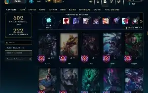 Unranked com TODOS os champs e 177 Skins ( TOP / MID / JG )