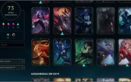 CONTA LEAGUE OF LEGENDS (LEVEL 449 GOLD IV) - 73 SKINS