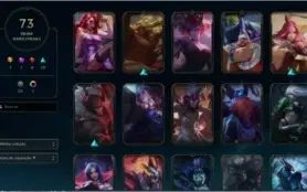 CONTA LEAGUE OF LEGENDS (LEVEL 449 GOLD IV) - 73 SKINS